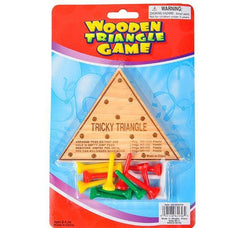 4.5" WOODEN TRIANGLE GAME LLB Board Game