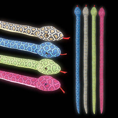 67" Glow In Dark Diamond Back Snake - LLB Toys