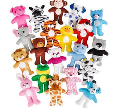 4.75" plush MINI ANIMAL ASSORTMENT 100PCS/UNIT  Plush Toys