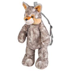 20" plush WOLF BACKPACK LLB Backpack