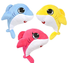 9" SHARK PUP STANDING LLB Plush Toys