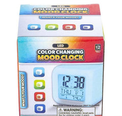 3" COLOR CHANGING LED MOOD CLOCK LLB kids toys