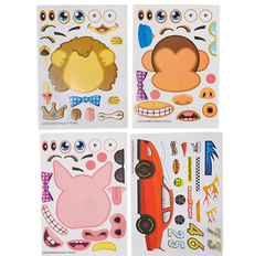 ASSORTED CHARACTER STICKER SETS (96PCS/UNIT) LLB Sticker