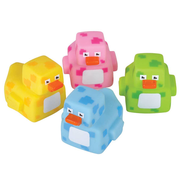 PIXELATED RUBBER DUCKIES LLB Bath Toys