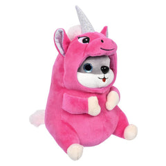 Unicorn Costume Hamster 7in As