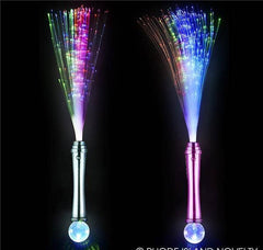 15" MAGIC BALL FIBER OPTIC WAND LLB toy-wand kids