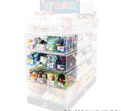 THE TOY STACK 4 BIN ACRYLIC DISPLAY LLB kids toys