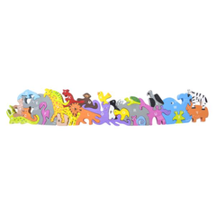 23.25" x 5" 26PC ALPHABET ANIMAL PUZZLE LLB Puzzle