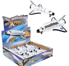 7" DIE-CAST PULL BACK SPACE SHUTTLE LLB Car Toys