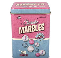 160PCS MARBLE IN TIN BOX LLB kids toys