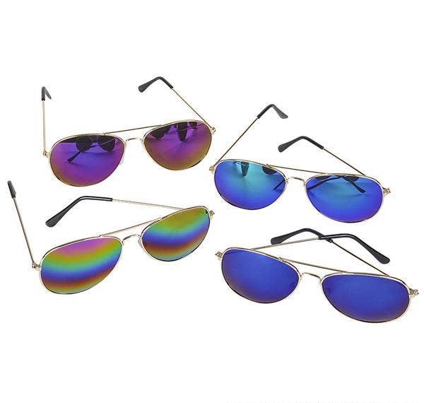 RAINBOW LENS AVIATOR SUNGLASSES LLB kids toys