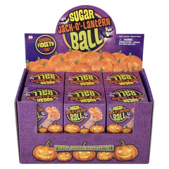 3" Jack O Lantern Squeezy Sugar Ball- Halloween - LLB Toys