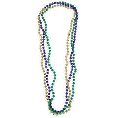 33" 7 mm PURPLE/GREEN/GOLD BEADS LLB kids Accessories