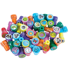 1.40" PLASTIC STAMPERS (50PCS/BOX) LLB kids toys