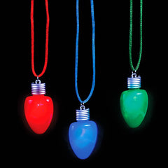 28" LIGHT-UP CHRISTMAS BULB NECKLACE LLB Light-up Toys