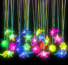 17"LIGHT-UP NECKLACE ASST 36PCS/UNIT LLB Light-up Toys