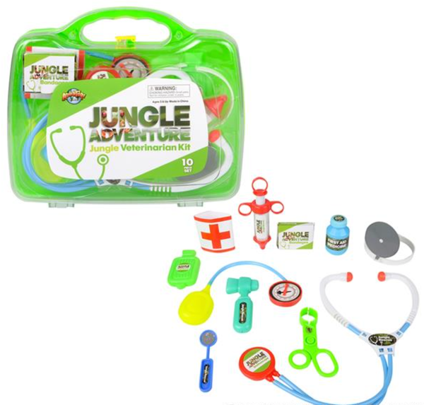 10 PC VETERINARIAN KIT LLB Kids toys