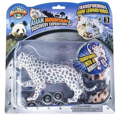 5" SNOW LEOPARD ROBOT ACTION FIGURE LLB kids toys