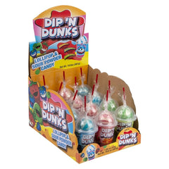 Dip'N Dunks Sour Powder Pop12ct- LLB Toys