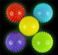 5" GLOW IN DARK KNOBBY BALL LLB kids toys