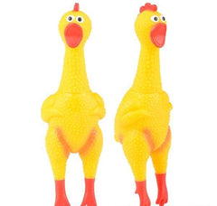 8" RUBBER CHICKEN WITH SOUND LLB kids toys