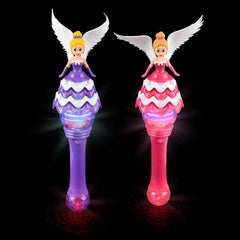 18" Light-Up Spinning Angel Princess Wand- LLB Toys