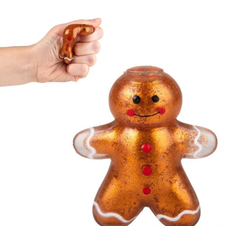 2.25" SQUISH STICKY GINGERBREAD MAN LLB Squishy Toys