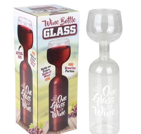 WINE BOTTLE GLASS LLB kids toys