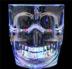 LIGHT-UP SKULL GLASS 4" 16 OZ LLB Light-up Toys