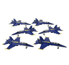 9" DIE-CAST PULL BACK F-18 BLUE ANGEL LLB Car Toys