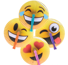 10" EMOTICON FOLDING FAN LLB Accessories