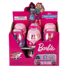 Barbie Pull Back Gumball Camper Van 12ct- LLB Candy