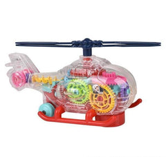 8" LIGHT-UP TRANSPARENT HELICOPTER LLB Light-up Toys