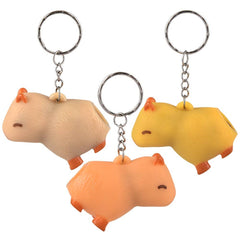 2" Pooping Capybara Keychain