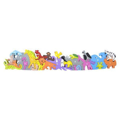 23.25" x 5" 26PC ALPHABET ANIMAL PUZZLE LLB Puzzle