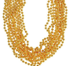 33" 7mm GOLD BEADS LLB kids toys