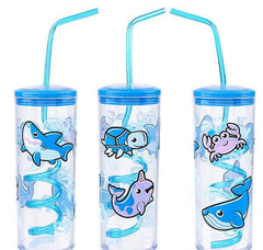 11oz AQUATIC CUP WITH TWISTY STRAW LLB kids toys