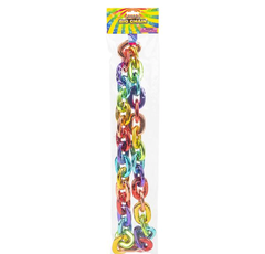 38" LIGHT-UP BIG CHAIN RAINBOW NECKLACE LLB Light-up Toys