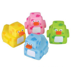 PIXELATED RUBBER DUCKIES LLB Bath Toys