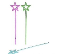 14.5" METALLIC STAR WAND LLB toy-wand kids