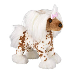 12" Heirloom Standing Chinese Credted Dog Plush  Plush Toys