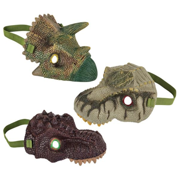 PLASTIC DINO MASK LLB kids Accessories