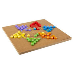 10" WOODEN CHINESE CHECKERS LLB Board Game