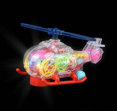 8" LIGHT-UP TRANSPARENT HELICOPTER LLB Light-up Toys