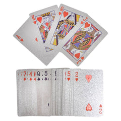 GOLD AND SILVER FOIL $100 BILL PLAYING CARDS LLB kids toys