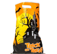 11"x17" HAUNTED HOUSE TRICK OR TREAT BAG  kids Accessories