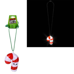 36" Light-Up Candy Cane Necklace LLB Light-up Toys Christmas