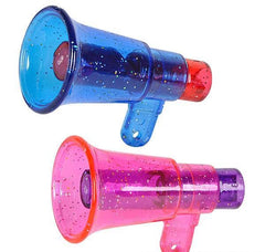 GLITTER MEGAPHONE WHISTLE LLB kids toys