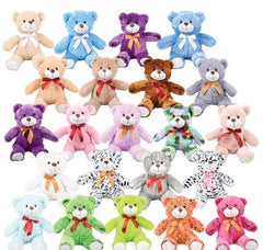 15.5" RIBBON BEAR ASSORTMENT LLB Plush Toys