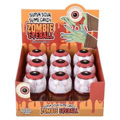 Zombie Eyeball Sour Slime Candy 9ct- LLB Candy